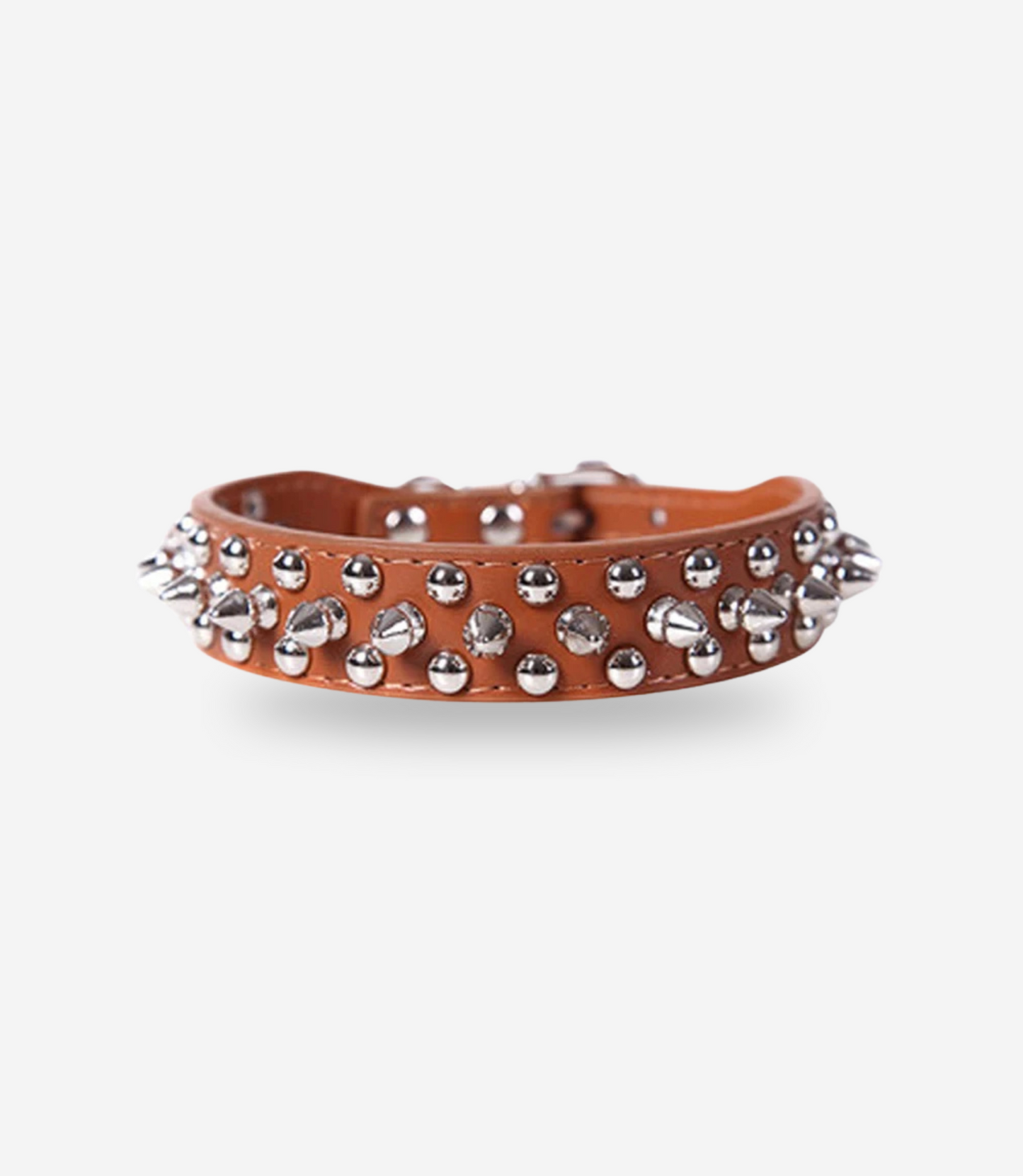 Leather Spiked Dog Collar